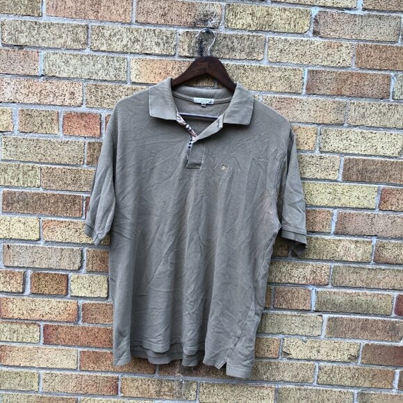 Vintage Burberry London Novacheck Collar Polo Button Up Shirt Large - Picture 3 of 9